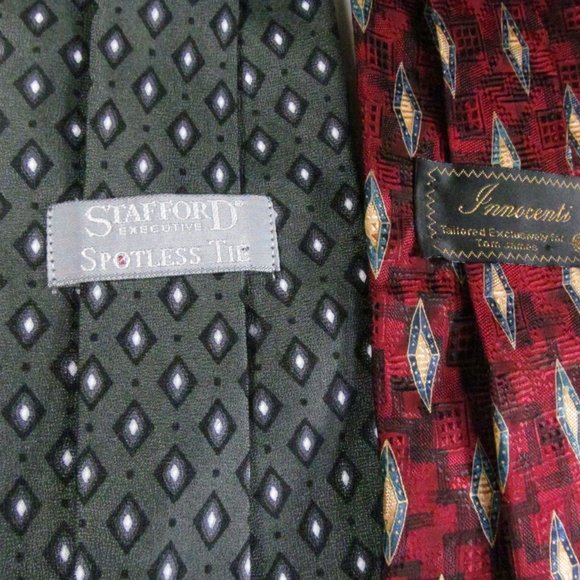 Bundle of 4 Men's Ties 100% Silk - Picture 3 of 4